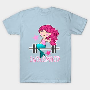 Fitness Mermaid, gym girl, fitness girl T-Shirt